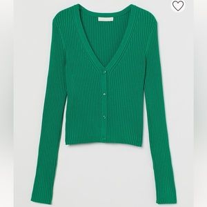 Emerald Green H&M Cardigan Top